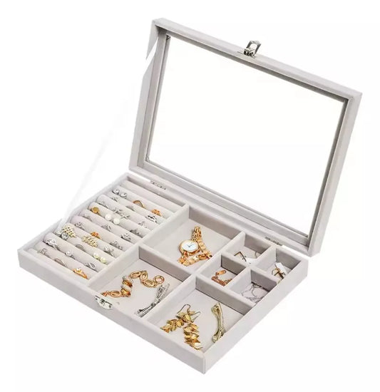 Maletin Joyero Organizador Joyas Anillos